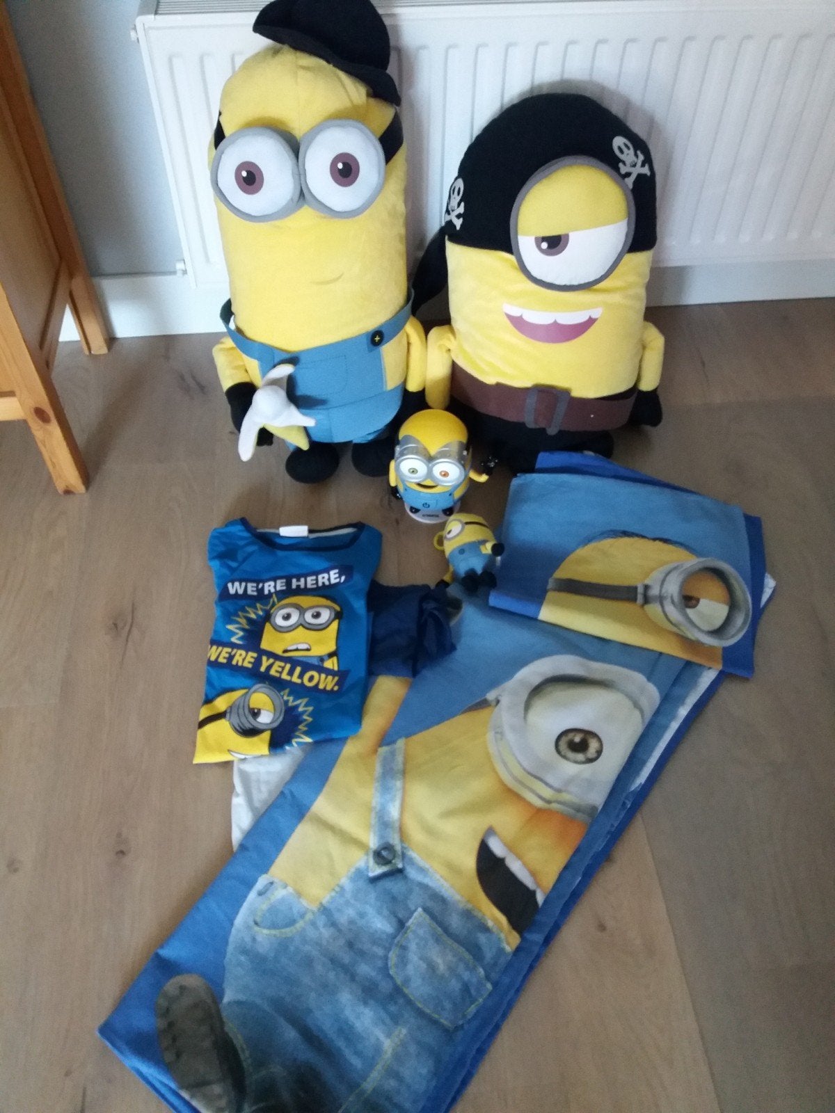 Grote Minions knuffels, lamp en sleutelhanger, Ophalen, Gebruikt, Overige merken, Overige typen