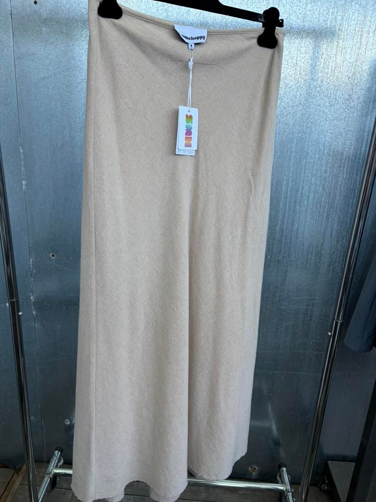 Sea me happy rok 2 L beige wol, Beige, Zo goed als nieuw, Onder de knie, Ophalen