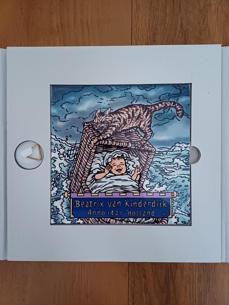 Tegeltje. Beatrix van Kinderdijk. Nieuw, Antiek en Kunst, Ophalen of Verzenden