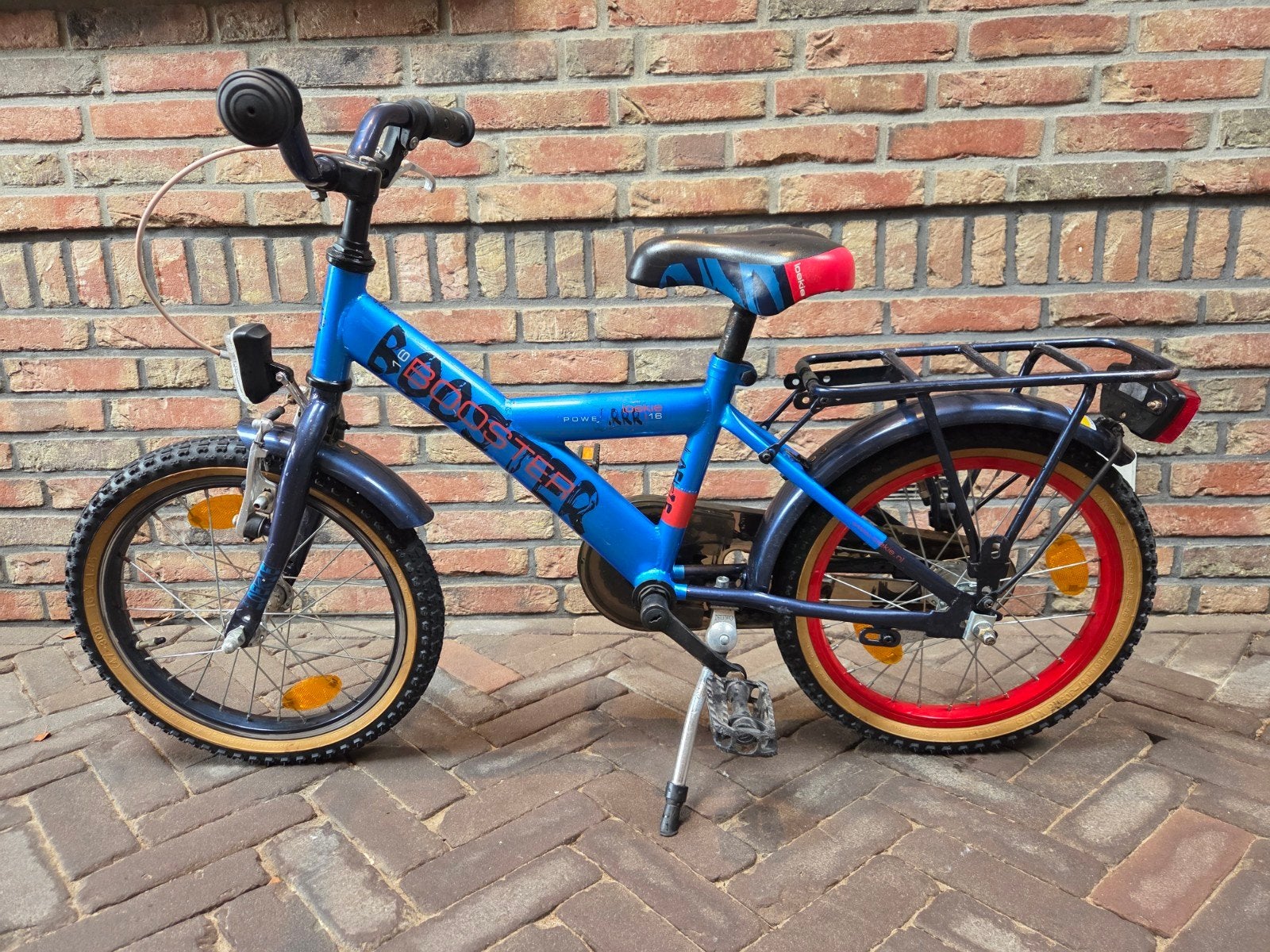 Loekie Booster 16 inch kinderfiets - Gebruikt, Ophalen, Terugtraprem, Loekie, 16 tot 20 inch