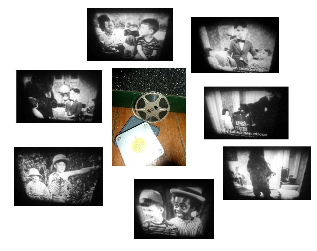 8mm film N8 our gang 1938 BEAR FACTS zw w silent, Audio, Tv en Foto, Filmrollen, Ophalen of Verzenden, 8mm film