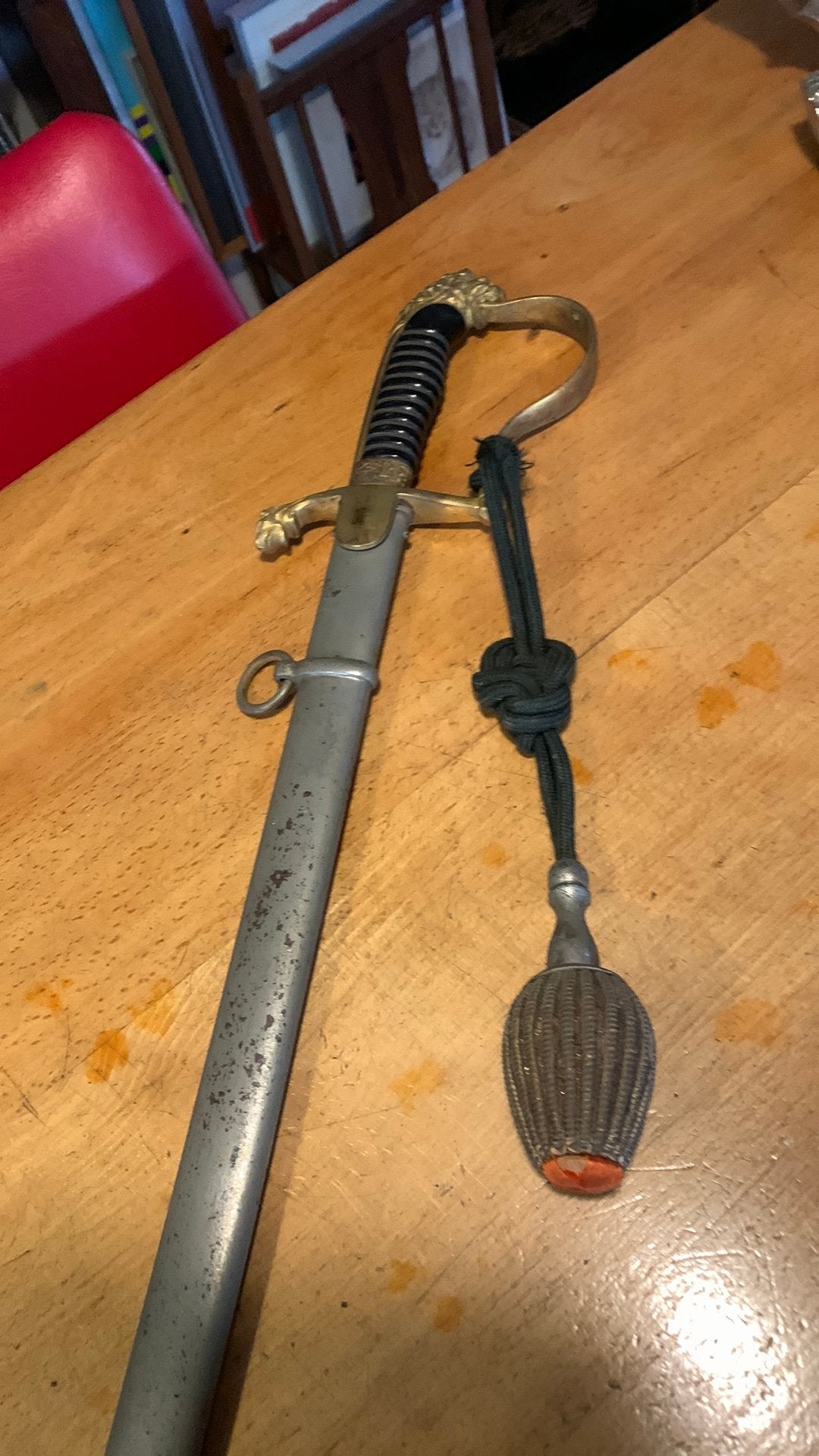 Officierssabel nederland model 1912 met degenkwast, Ophalen, Landmacht, Nederland, Zwaard of Sabel