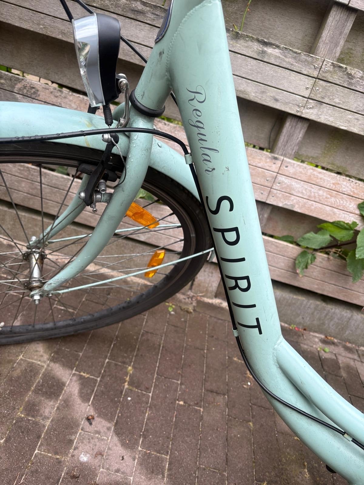 Spirit Regular Damesfiets - Lichtblauw met Versnellingen, Overige merken, Velgrem, Ophalen of Verzenden, 50 tot 53 cm