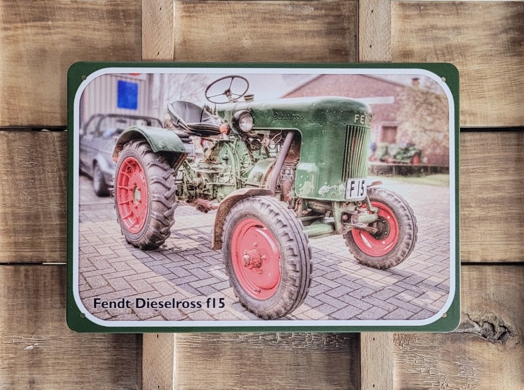 Fendt F15 Tractor reclamebord van metaal wandbord deco, Verzamelen, Merken en Reclamevoorwerpen, Reclamebord, Info@deconoord.nl