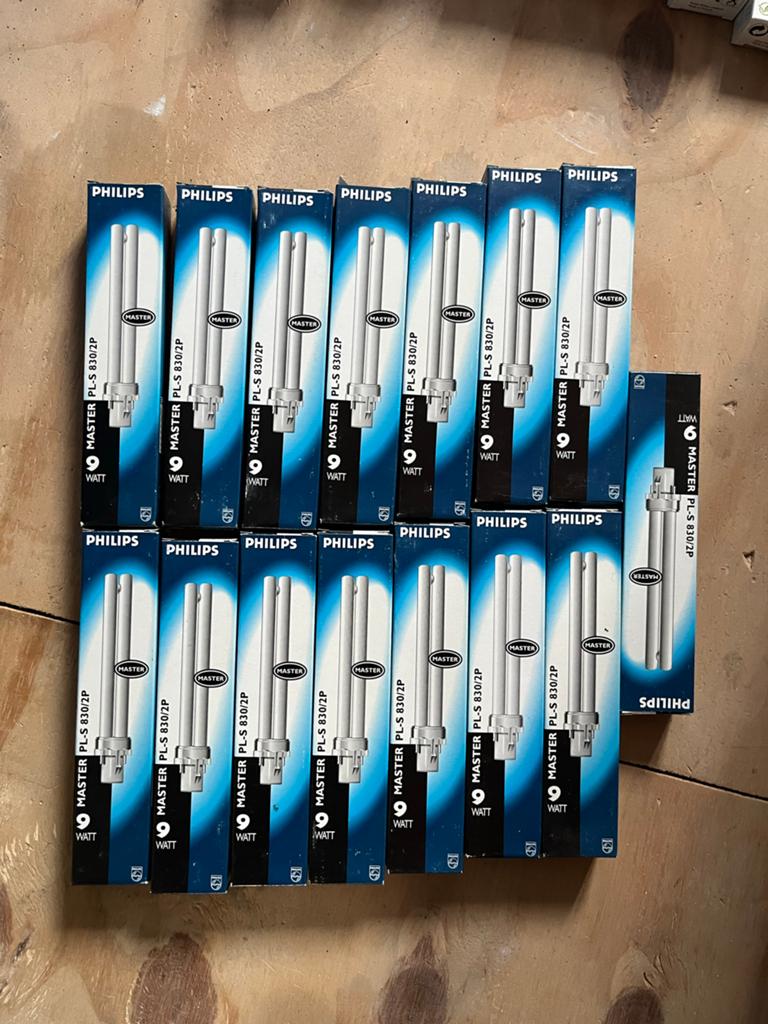 Philips Master PL-S 830/2P 9W lampen (15 stuks), Huis en Inrichting, Lampen | Losse lampen, Ophalen of Verzenden, Zo goed als nieuw