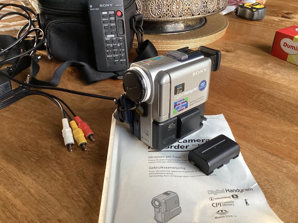 Sony DCR-PC5E Digital Video Camera Recorder, Audio, Tv en Foto, Gebruikt, 20x of meer, Ophalen of Verzenden, Sony