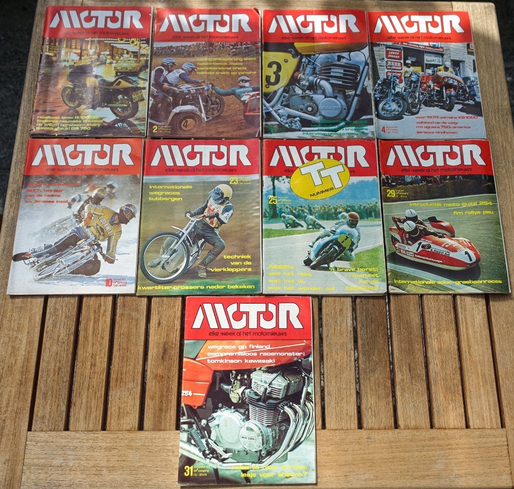 tijdschrift Motor - jaargang 1977, Boeken, Ophalen of Verzenden, Gelezen