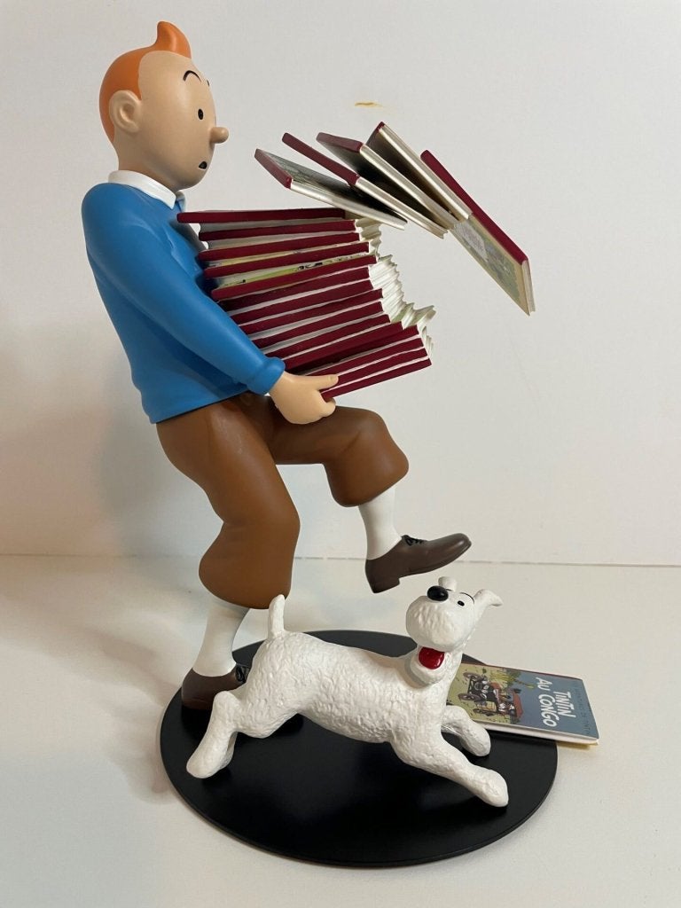 Kuifje & Bobby beeld met Stripboeken 46964, Niet ingevuld, Nieuw, Niet ingevuld, Niet ingevuld