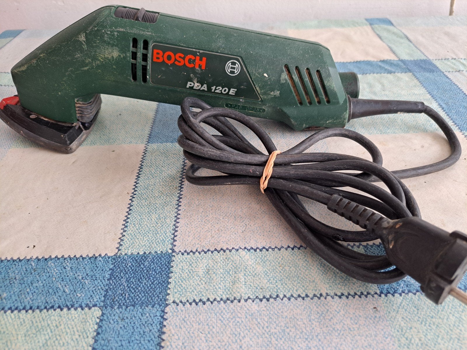 BOSCH PDA 120 E Driehoekschuurmachine, Ophalen of Verzenden, Zo goed als nieuw