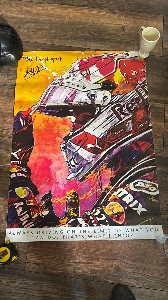 Max Verstappen poster, Verzamelen, Posters, Ophalen of Verzenden, Zo goed als nieuw, A1 t/m A3, Sport