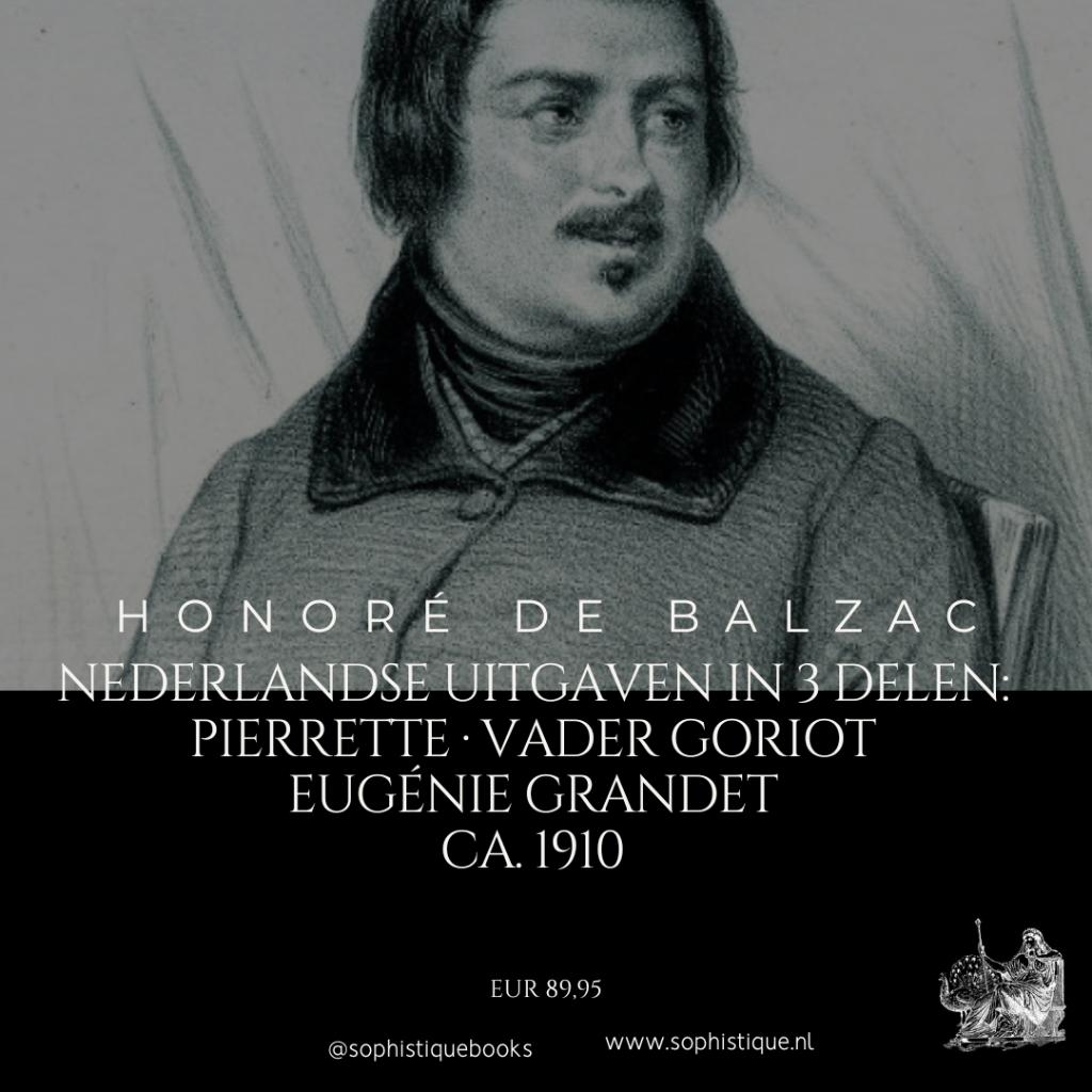 Honoré de Balzac (1799–1850) 3 delen ca. 1910 | EUR 89,95, Ophalen of Verzenden, Gelezen