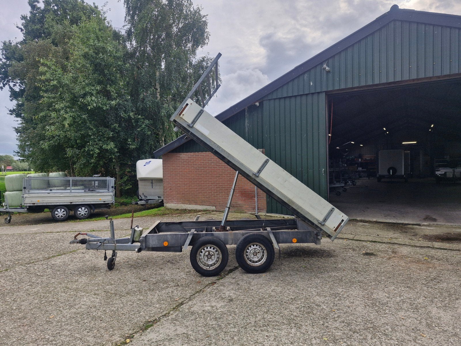 Anssems 3z kieper 2000kg, Ophalen, -, -, Gebruikt
