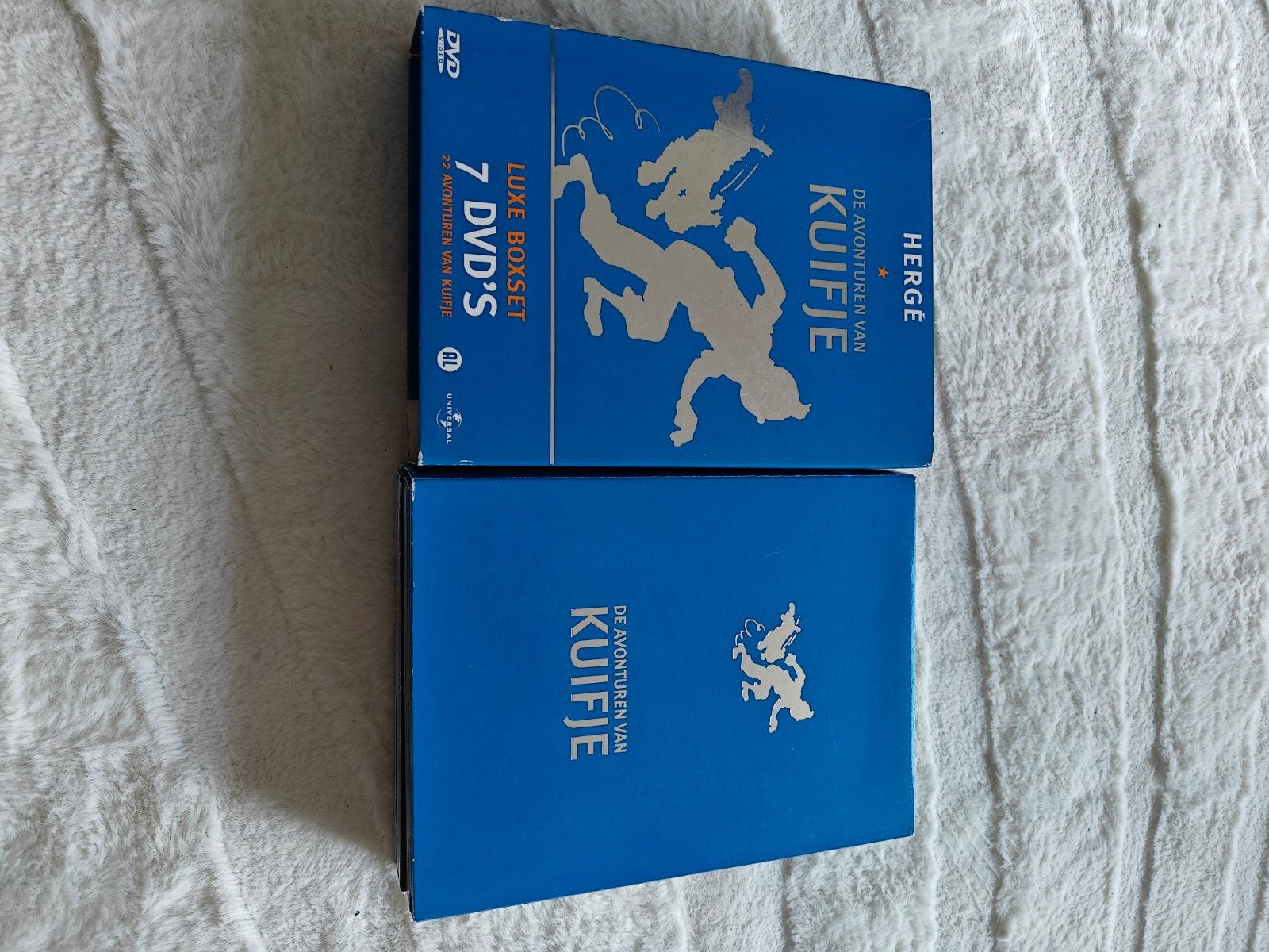 de avonturen van Kuifje luxe boxset 7 dvd's compleet, Alle leeftijden, Ophalen of Verzenden, Zo goed als nieuw