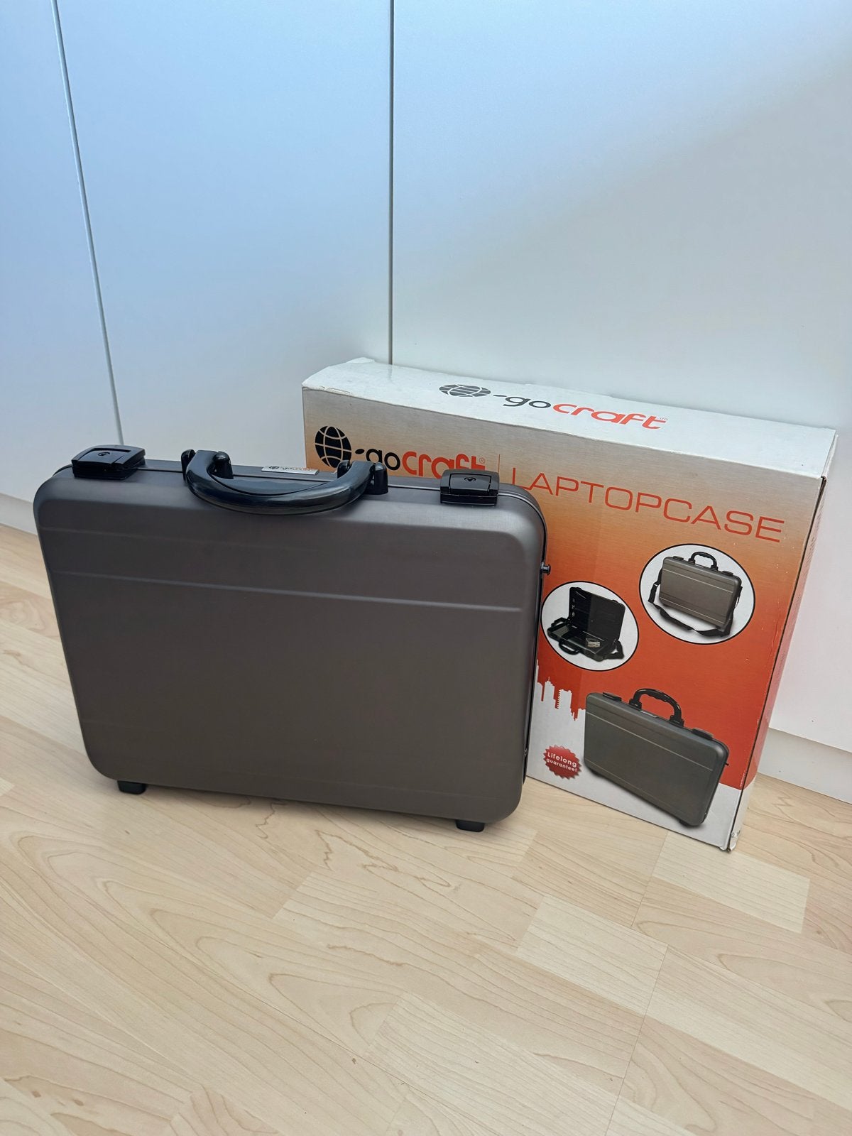 Gocraft Laptoptas / Aktetas - nieuw, Ophalen, Hard kunststof, Slot, Minder dan 50 cm