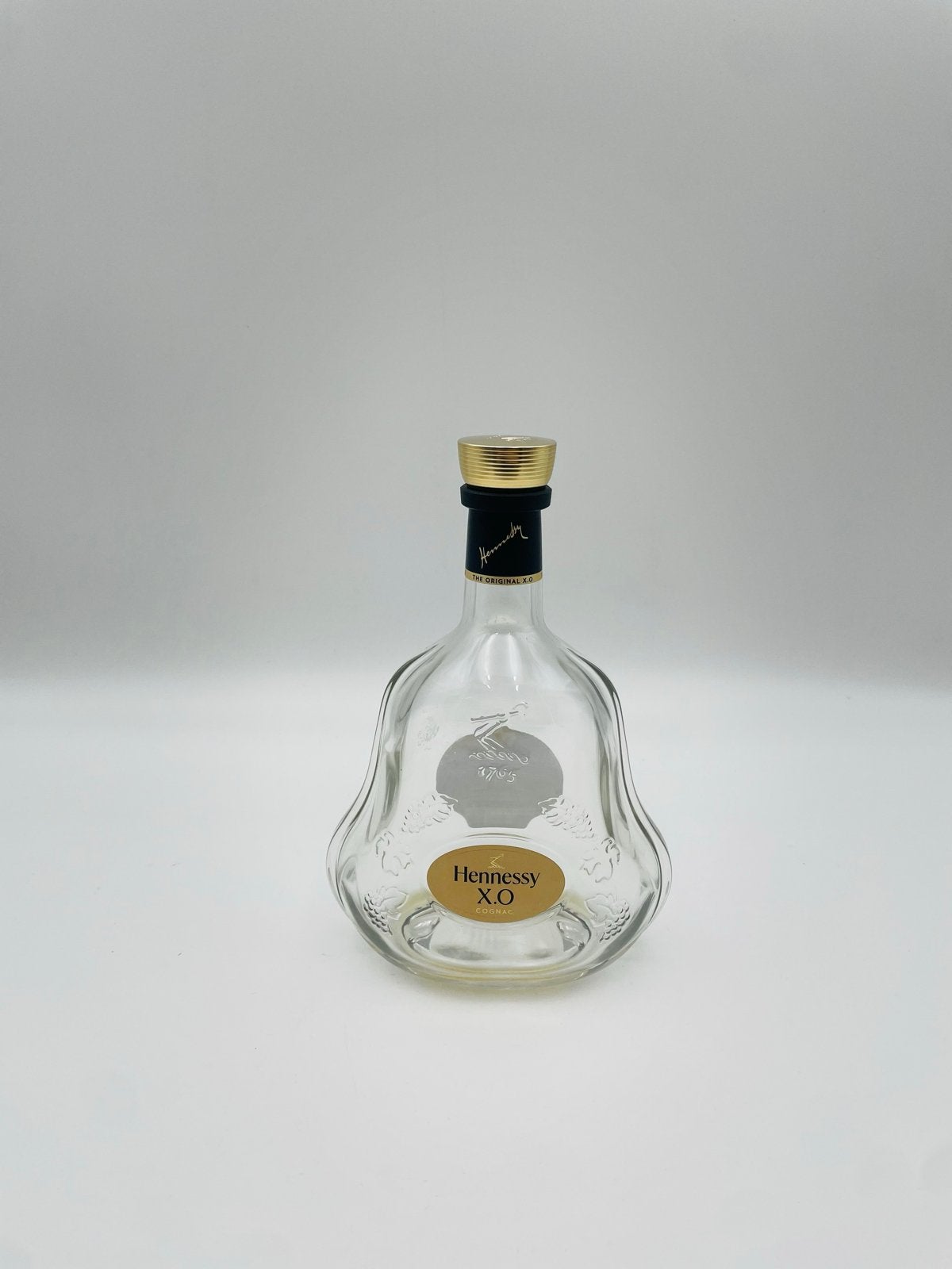 Lege Hennessy X.O fles, Verzamelen, Ophalen of Verzenden, Gebruikt
