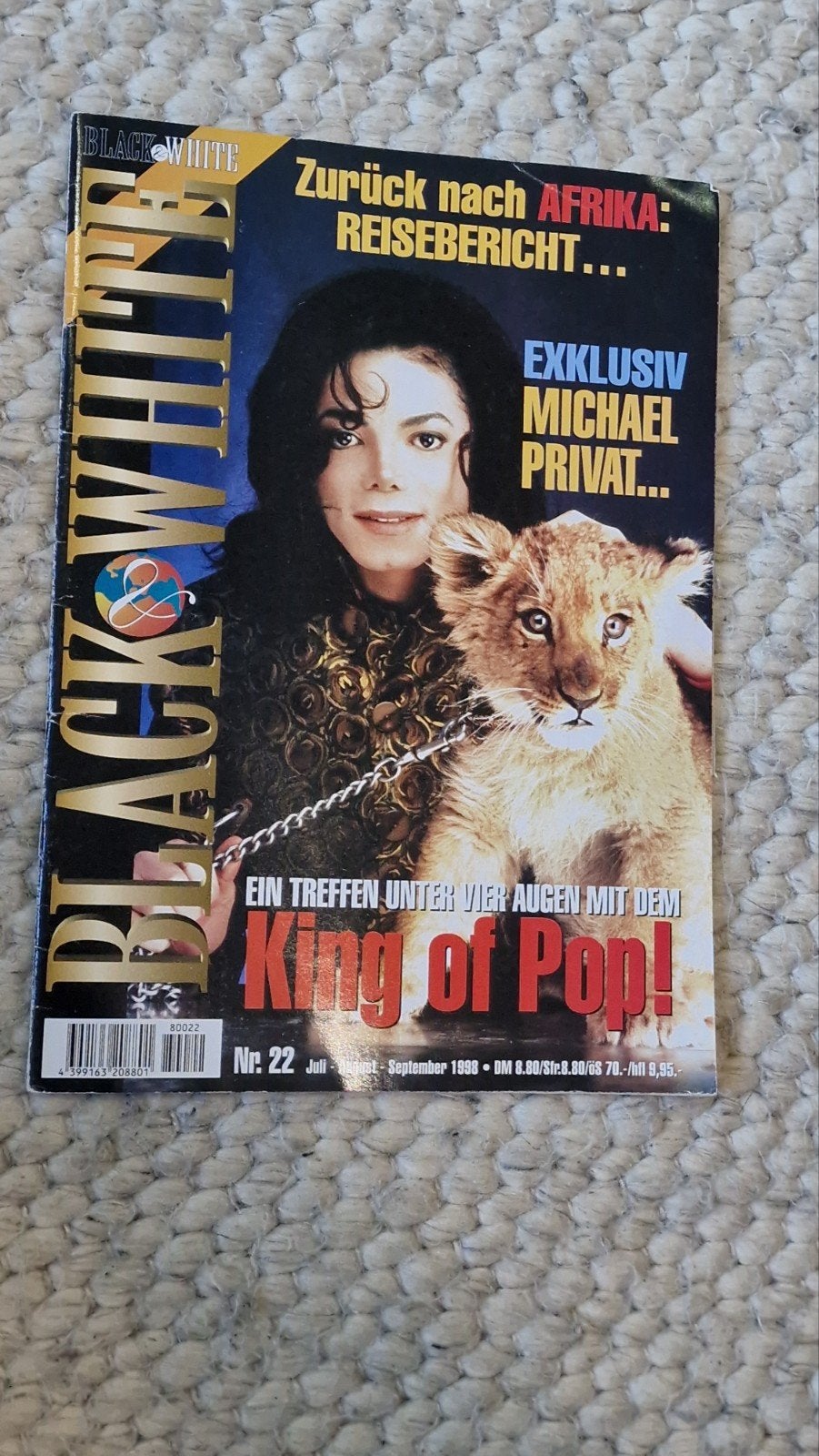 Black & White Magazine Michael Jackson (2 nummers), Boeken, Muziek, Gelezen, Artiest, Verzenden