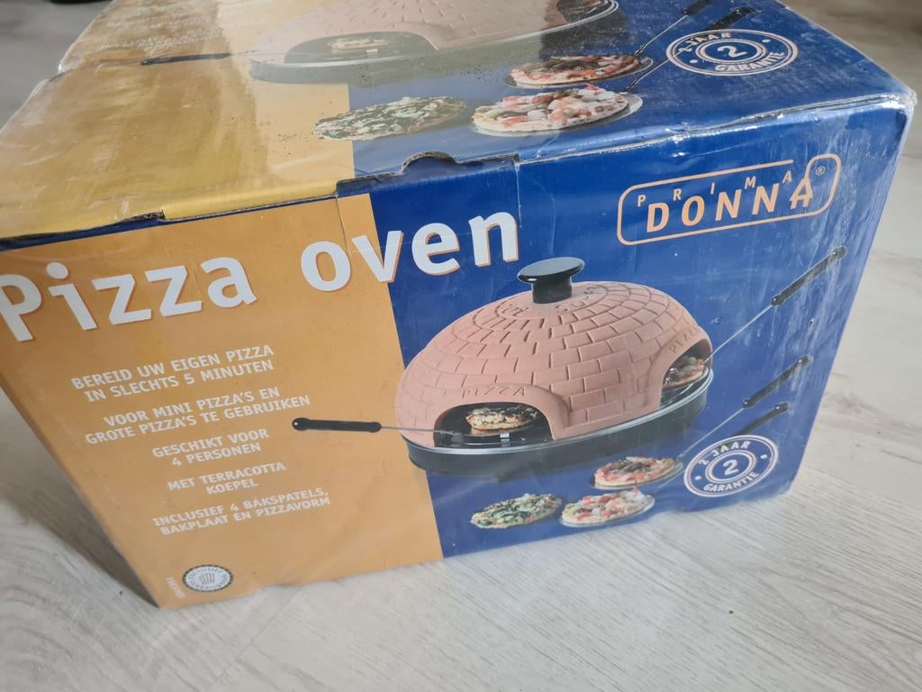Pizza oven Prima Donna voor 4 personen, Ophalen of Verzenden, Nieuw, Prima Donna