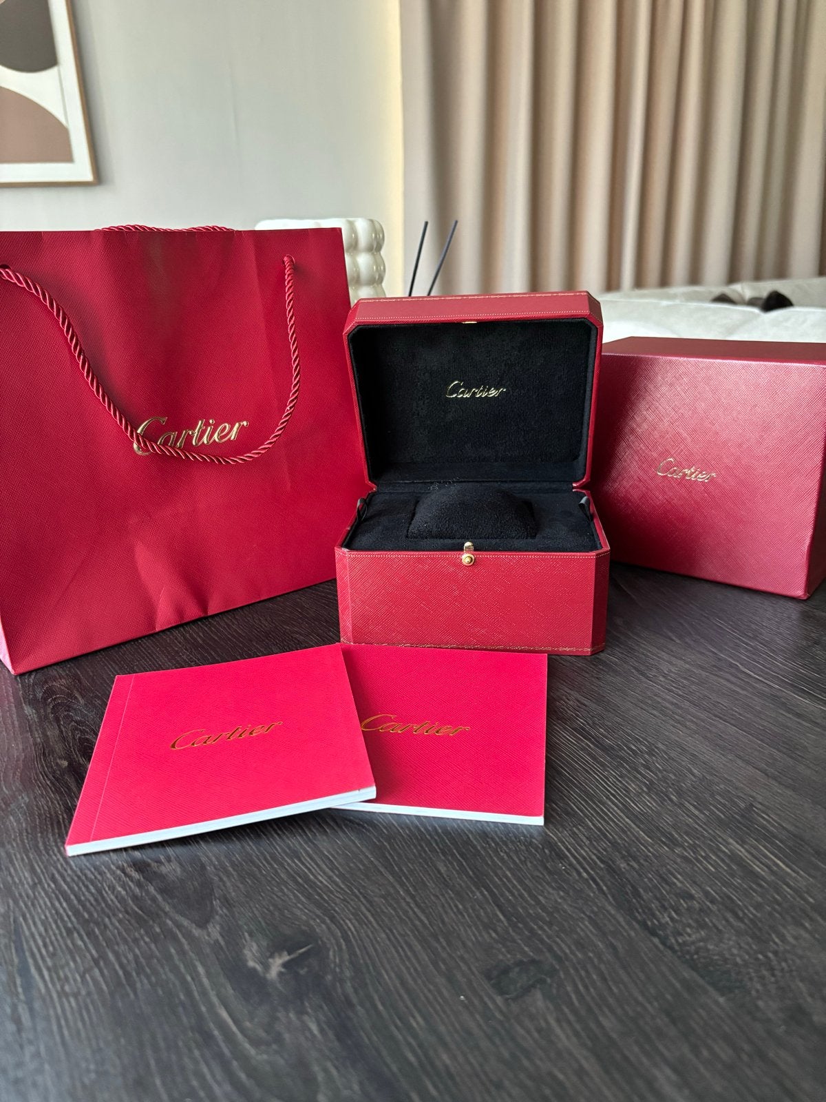 Cartier Horloge Doos - Volledig Compleet, Verzenden, Nieuw, Staal, Overige merken
