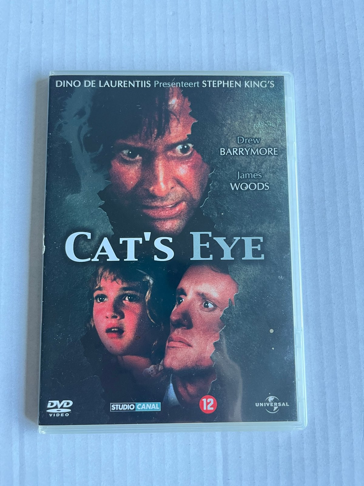 Stephen King's Cat's Eye DVD - Drew Barrymore, Horror, Nederlands, Ophalen of Verzenden, Vanaf 12 jaar
