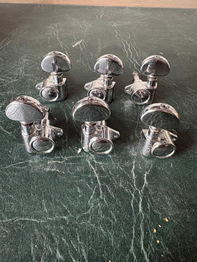 Originele chrome Grover tuners, Ophalen of Verzenden, Zo goed als nieuw, Elektrische gitaar