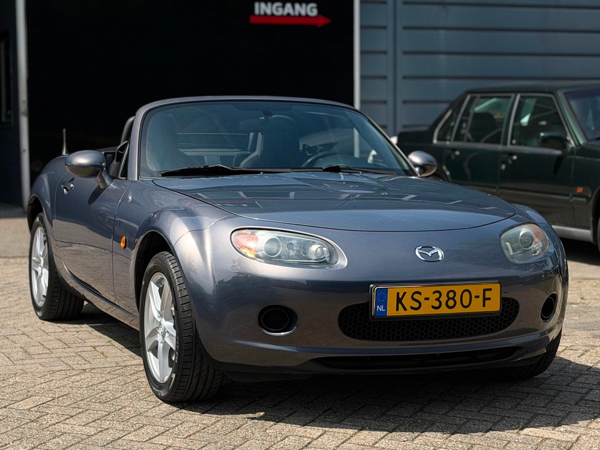 Mazda MX-5 1.8 Exclusive CABRIO | AIRCO/CARPLAY | KEURIGE AU, Auto's, Gebruikt, Zwart, 4 cilinders, Cabriolet