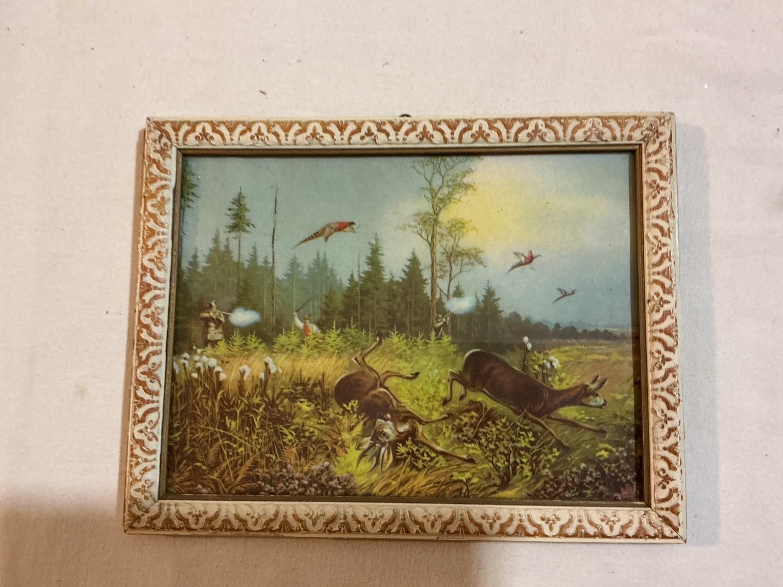 2 antieke schilderijtjes, Antiek en Kunst, Ophalen of Verzenden