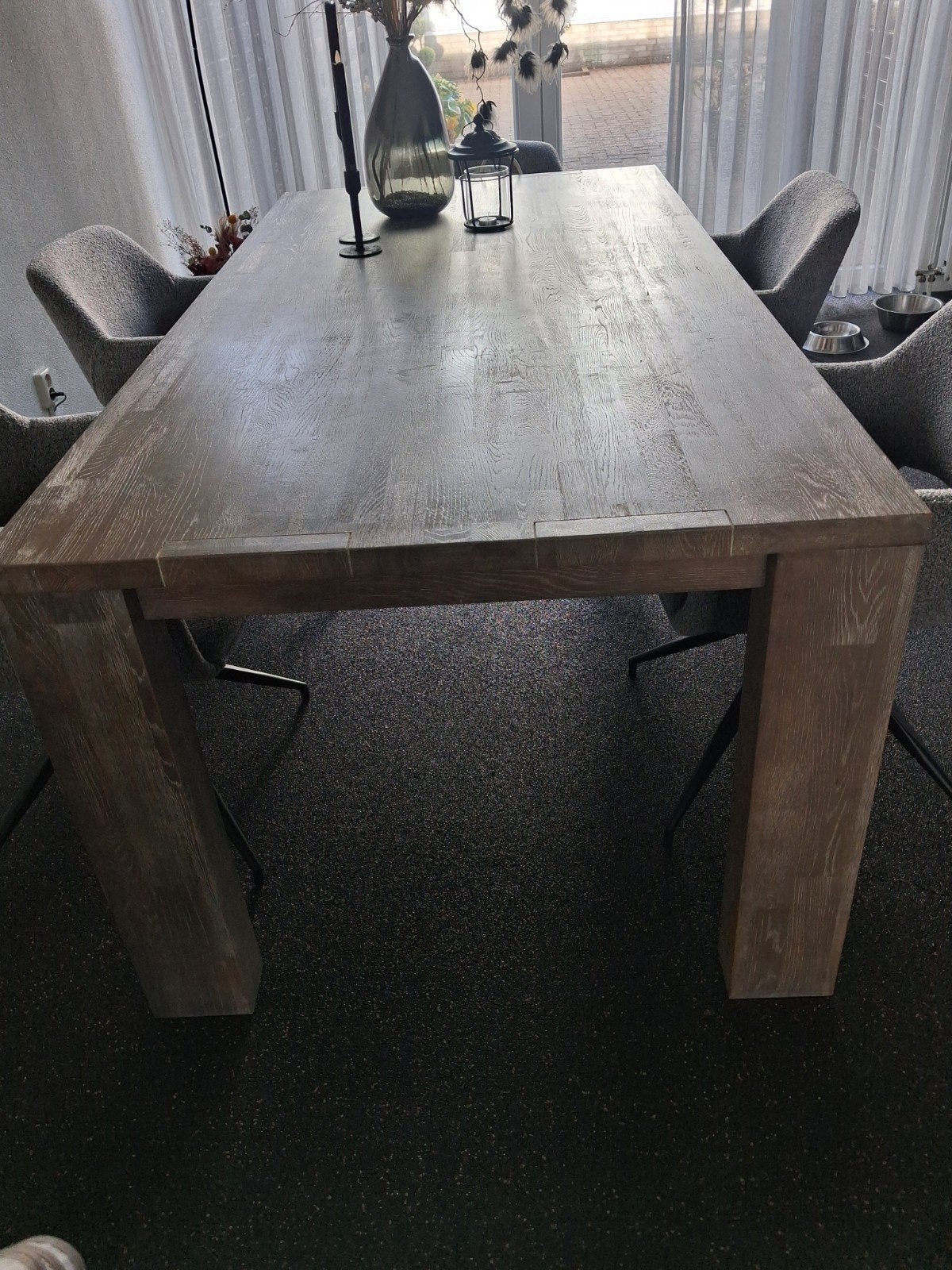 Eetkamertafel, Huis en Inrichting, Ophalen, Rechthoekig, 200 cm of meer, 50 tot 100 cm