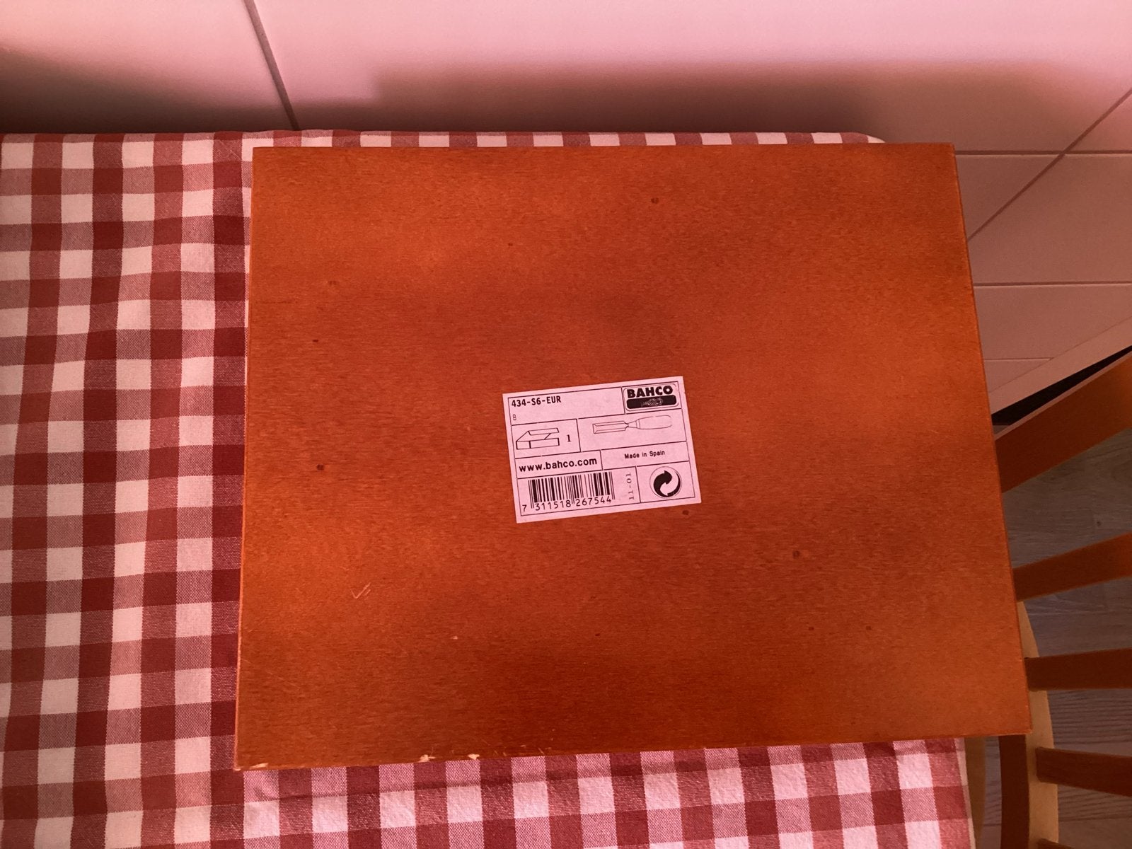 Bahco 434 6-dlg Ergonomische beitelset in houten kist, Ophalen of Verzenden, Nieuw, Gereedschapsset, Overige merken