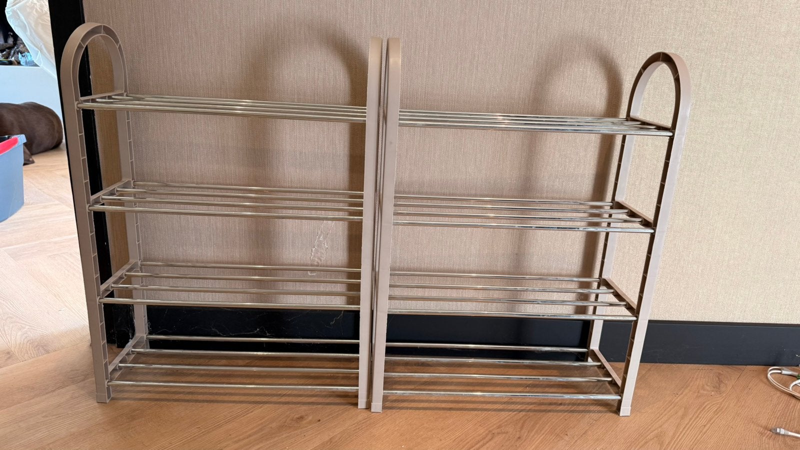 Schoenenrekken 2x, Huis en Inrichting, Ophalen, Zo goed als nieuw