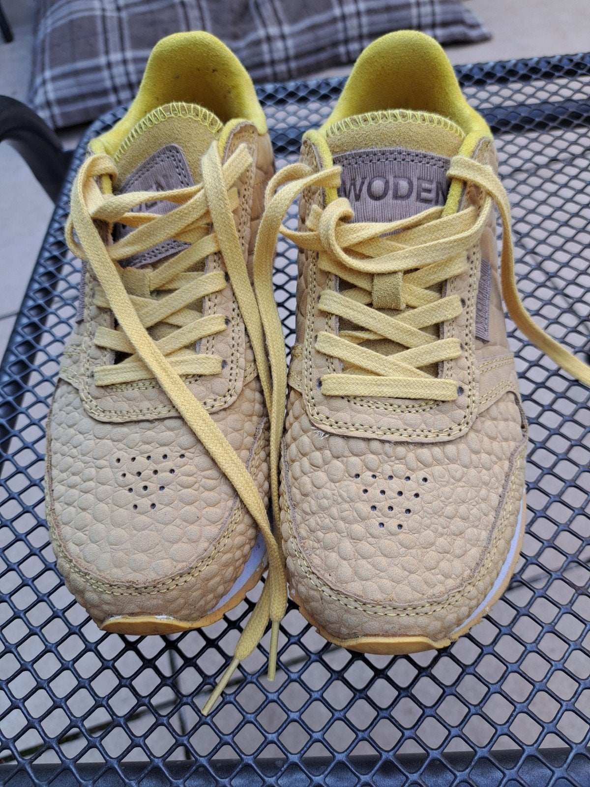 Woden Sneakers - Zo goed als nieuw, Ophalen of Verzenden, Zo goed als nieuw, Geel, Sneakers of Gympen