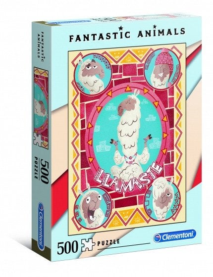 Clementoni: Fantastic Animals: Lama 500 stukjes, Ophalen of Verzenden, 500 t/m 1500 stukjes, Nieuw, Legpuzzel