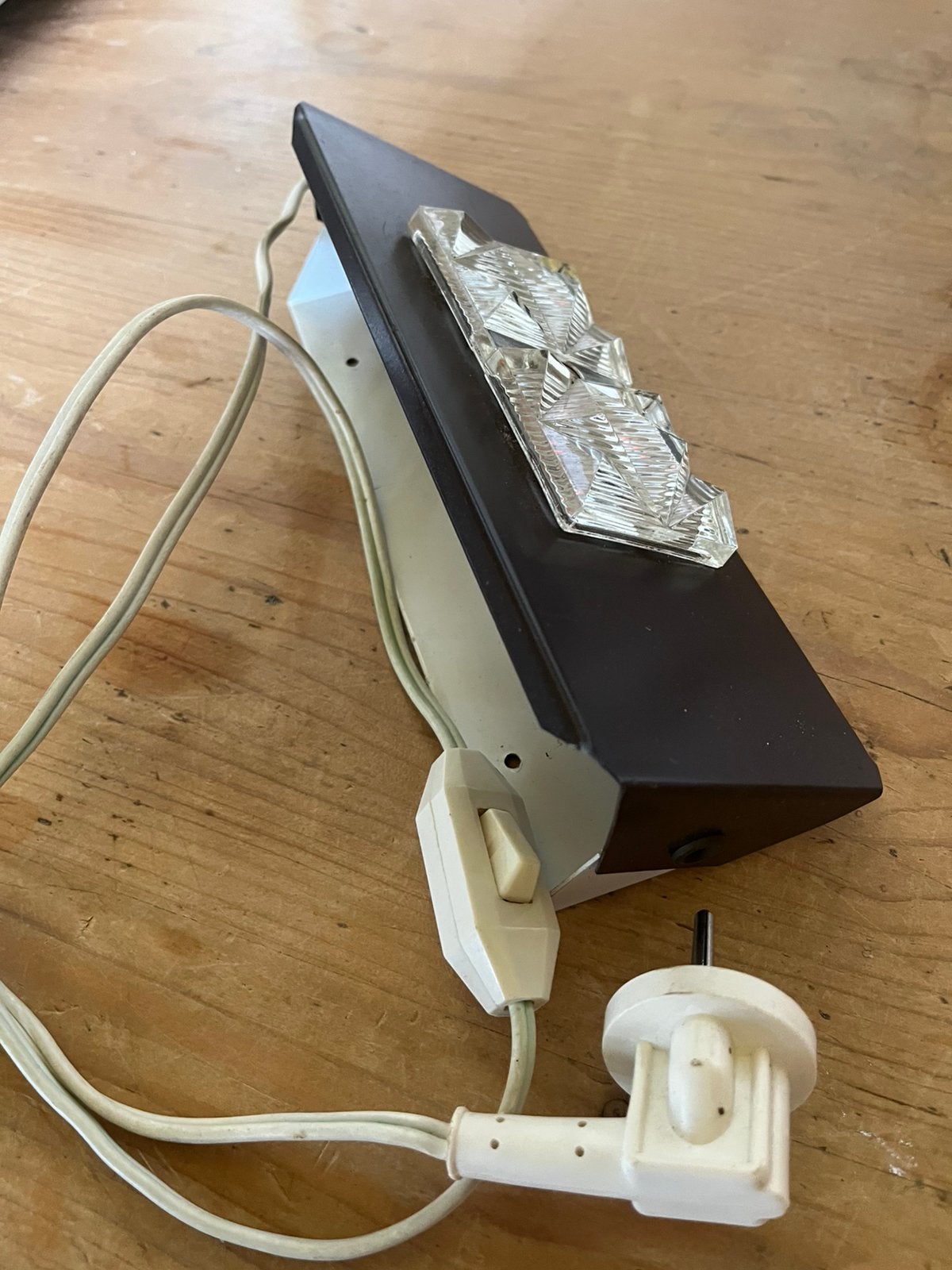 Vintage bedlampje, leeslampje. Retro verstelbaar lampje, Ophalen of Verzenden, Zo goed als nieuw, Haarverzorging