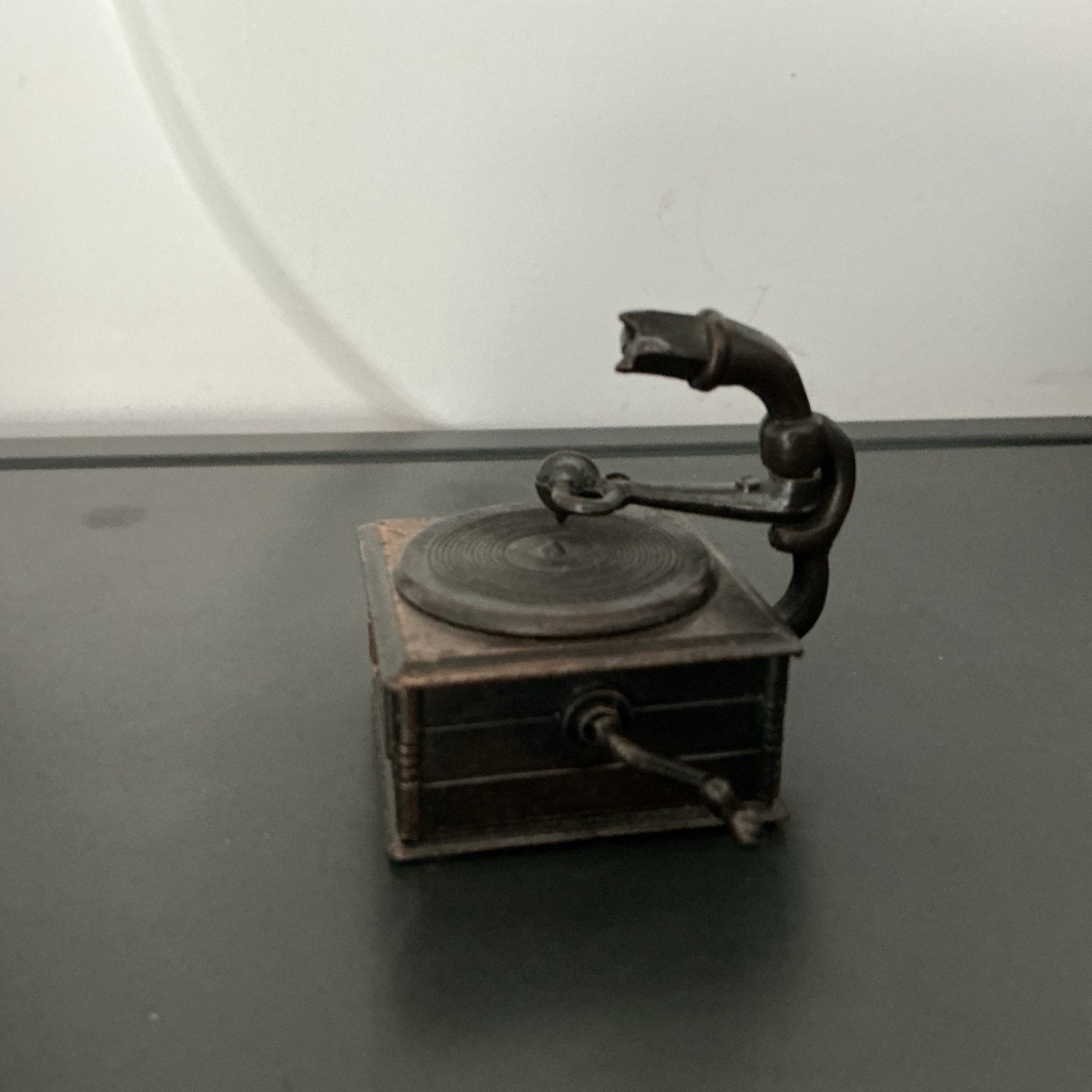 Miniatuur Grammofoon Puntenslijper - Vintage Stijl, Ophalen of Verzenden