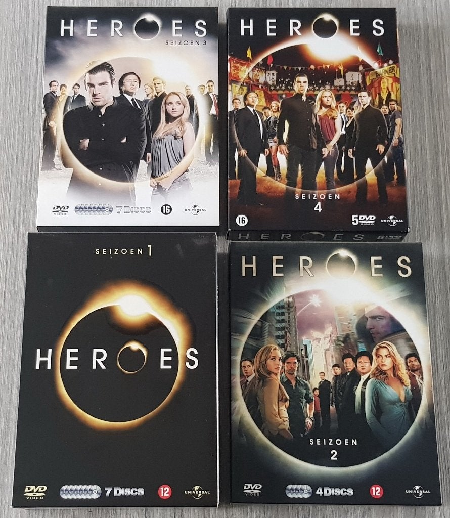 DVD Heroes seizoen 1,2,3,4, Engels, Nederlands, Science Fiction en Fantasy, Ophalen of Verzenden
