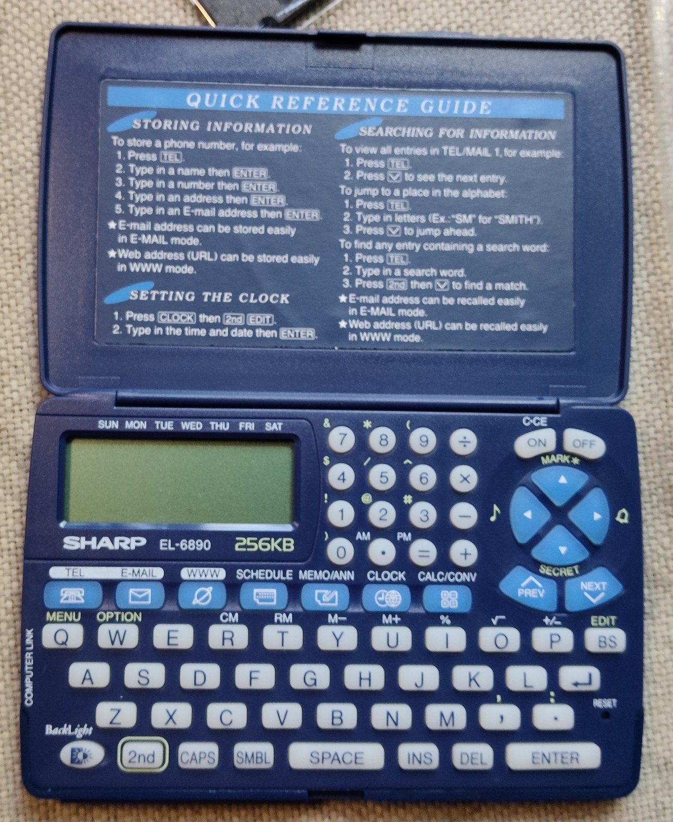 Organizer SHARP EL-6890P voor de liefhebber, Ophalen of Verzenden, Nieuw