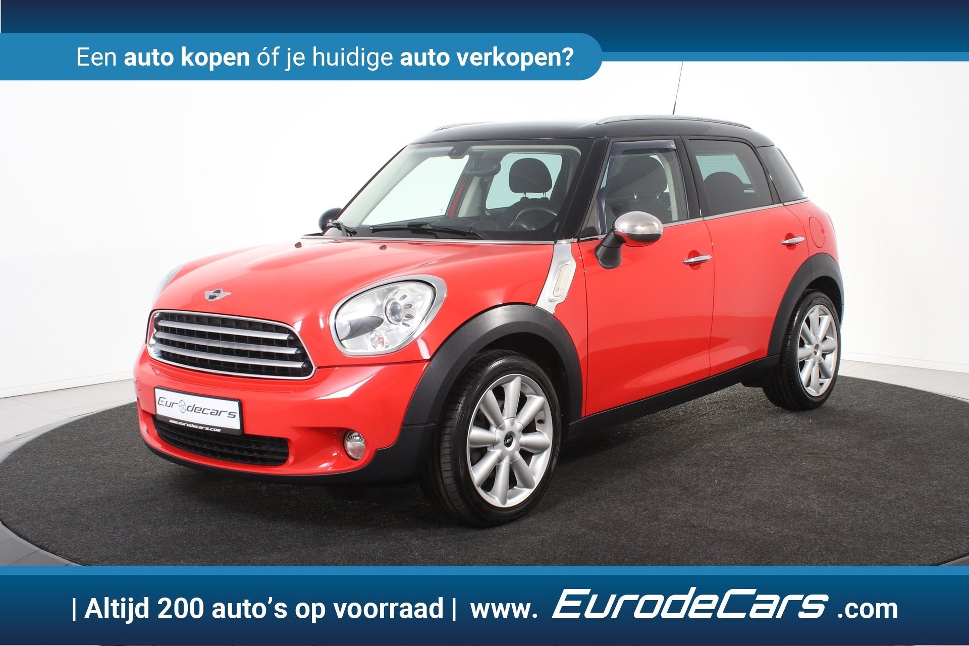 MINI Countryman 1.6 Cooper Pepper *Stoelverwarming*PDC*Airco, Voorwielaandrijving, Euro 5, Stof, Zwart