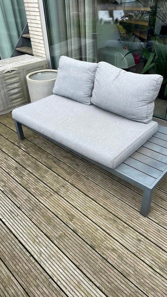 Exotan tuinbank loungebank, Gebruikt, Aluminium, Loungeset, Bank