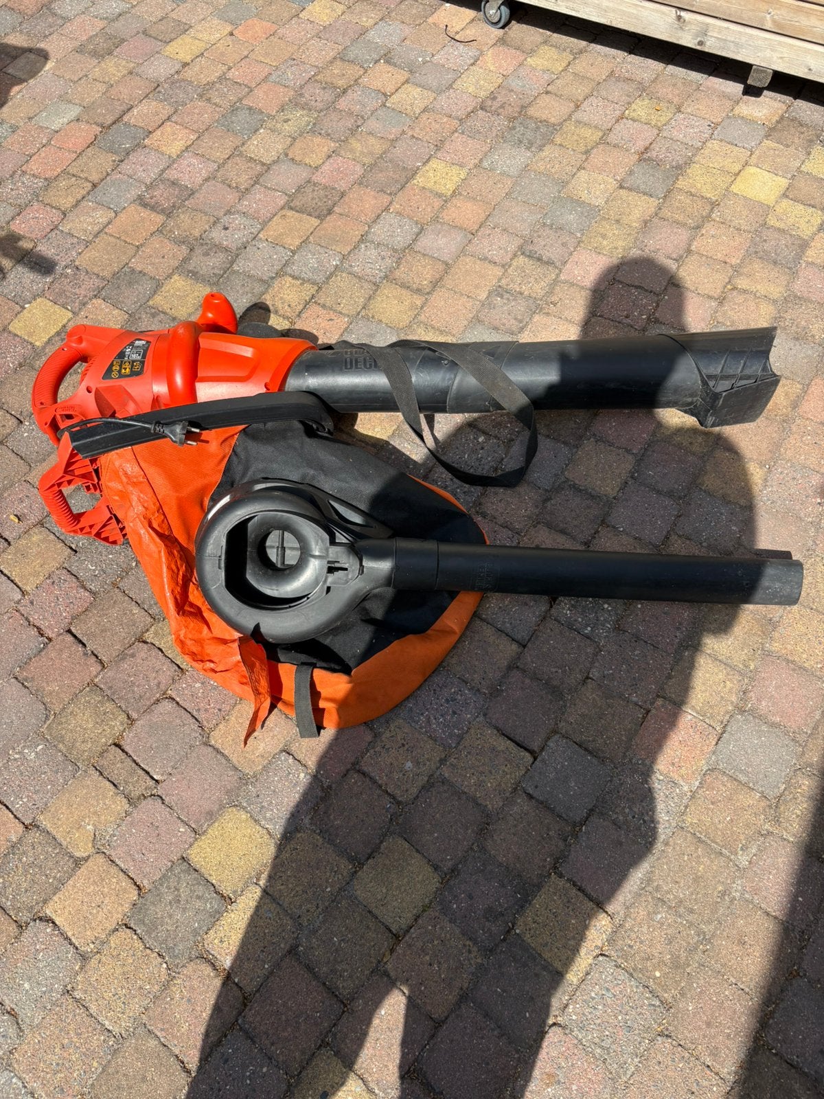 Black en decker blad blazer - zuiger, Ophalen, Zo goed als nieuw, Elektrisch