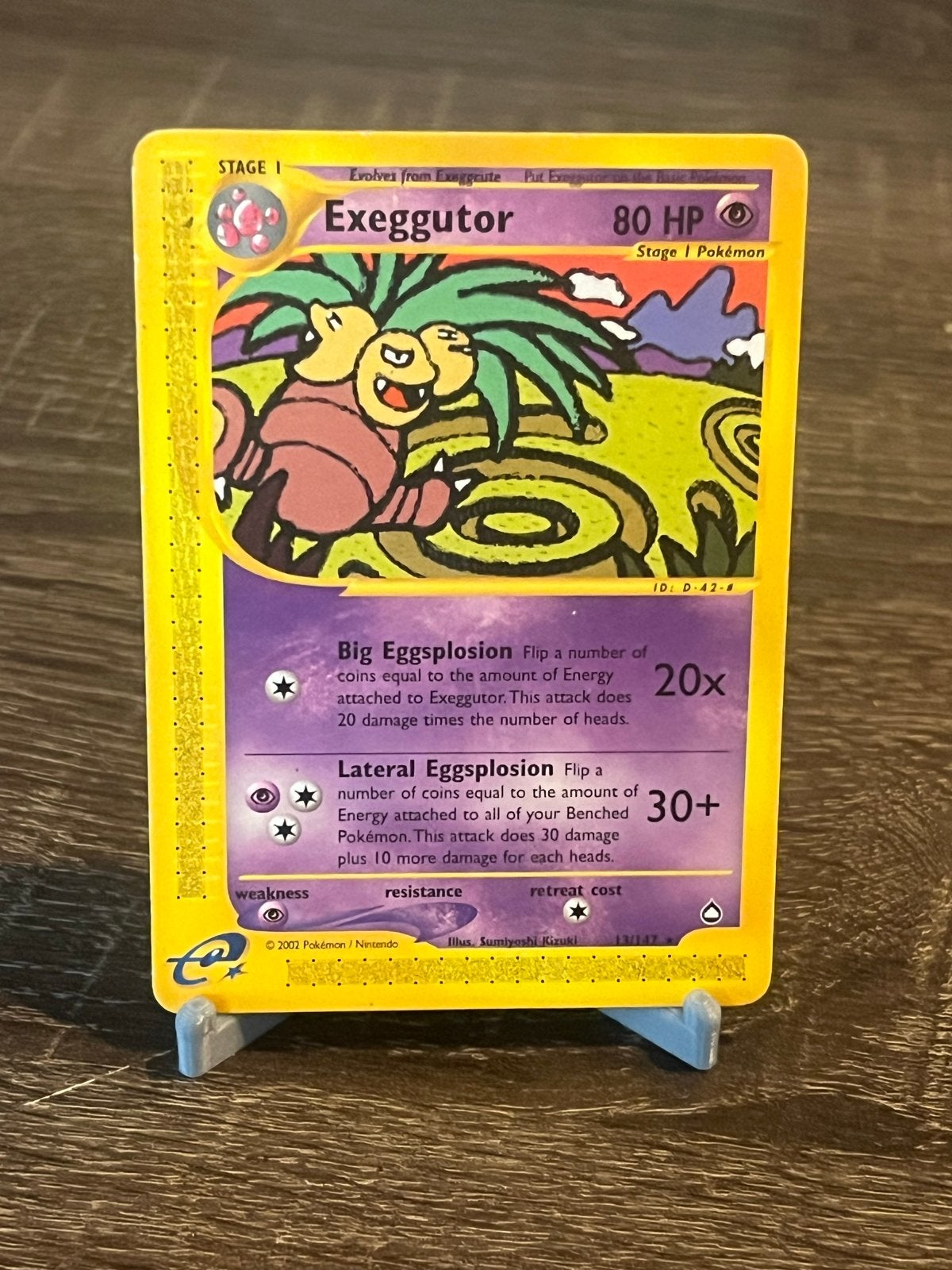 Exeggutor (13/147) - Aquapolis  - Good, Ophalen of Verzenden, Gebruikt, Losse kaart
