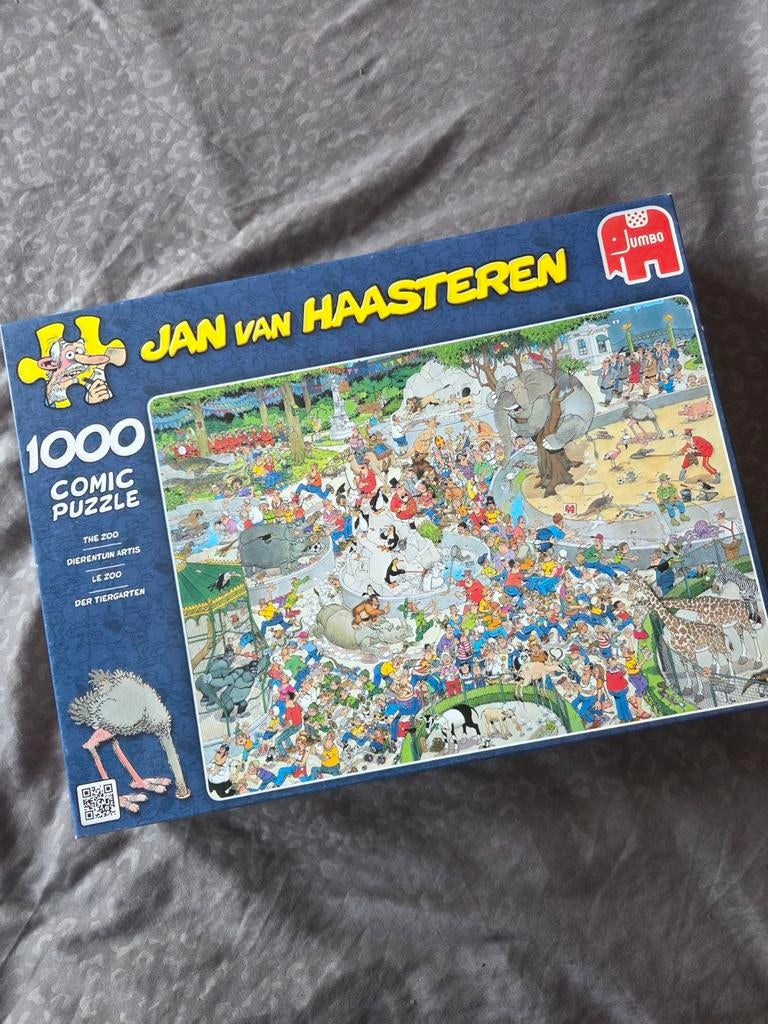 Jan van Haasteren De Zoo 1000 stukjes legpuzzel, Ophalen of Verzenden, 500 t/m 1500 stukjes, Gebruikt, Legpuzzel
