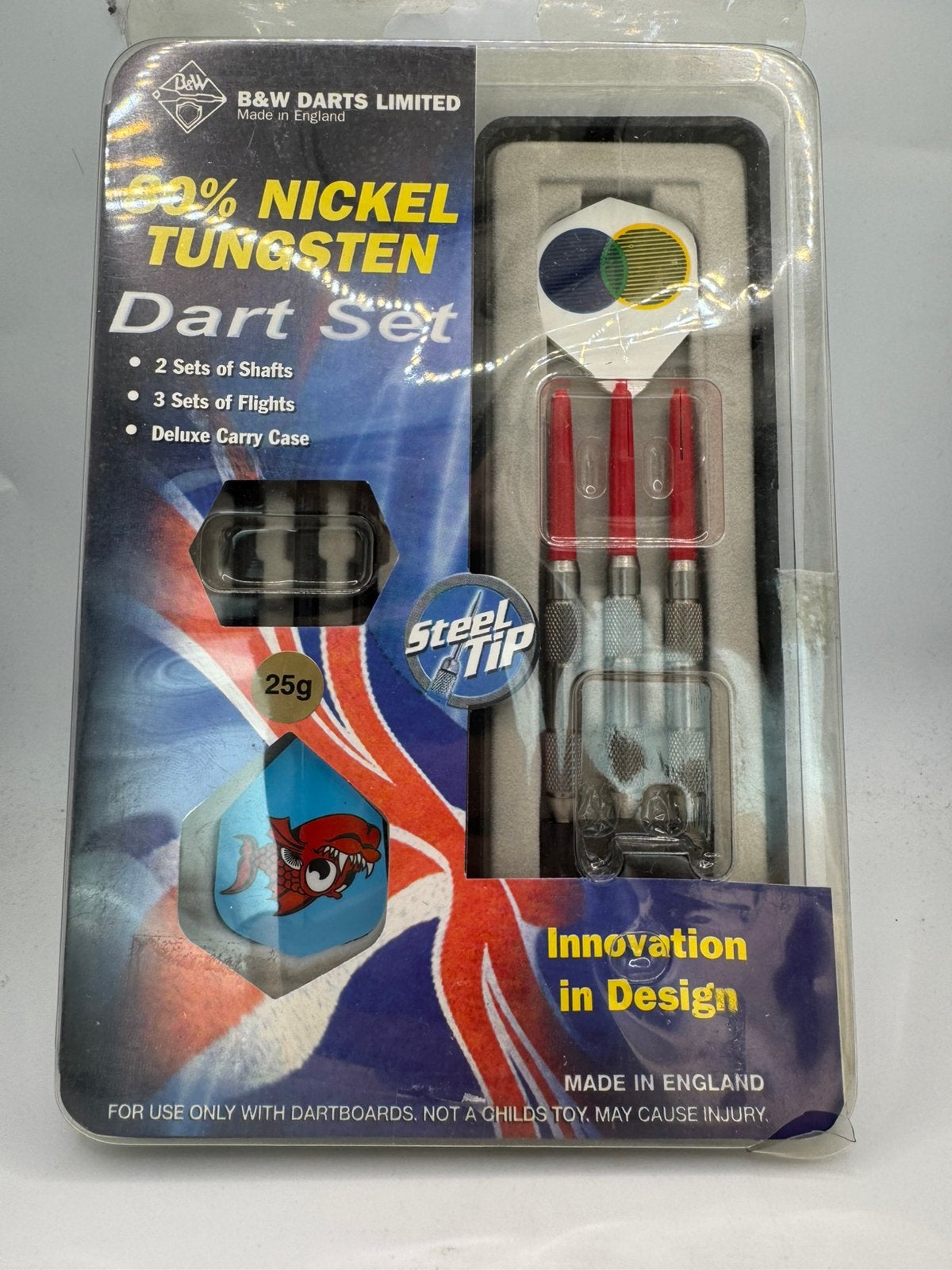B&W Steeltip 25 Gram Dartpijlen, Sport en Fitness, Ophalen of Verzenden, Zo goed als nieuw, Nvt, Pijlen