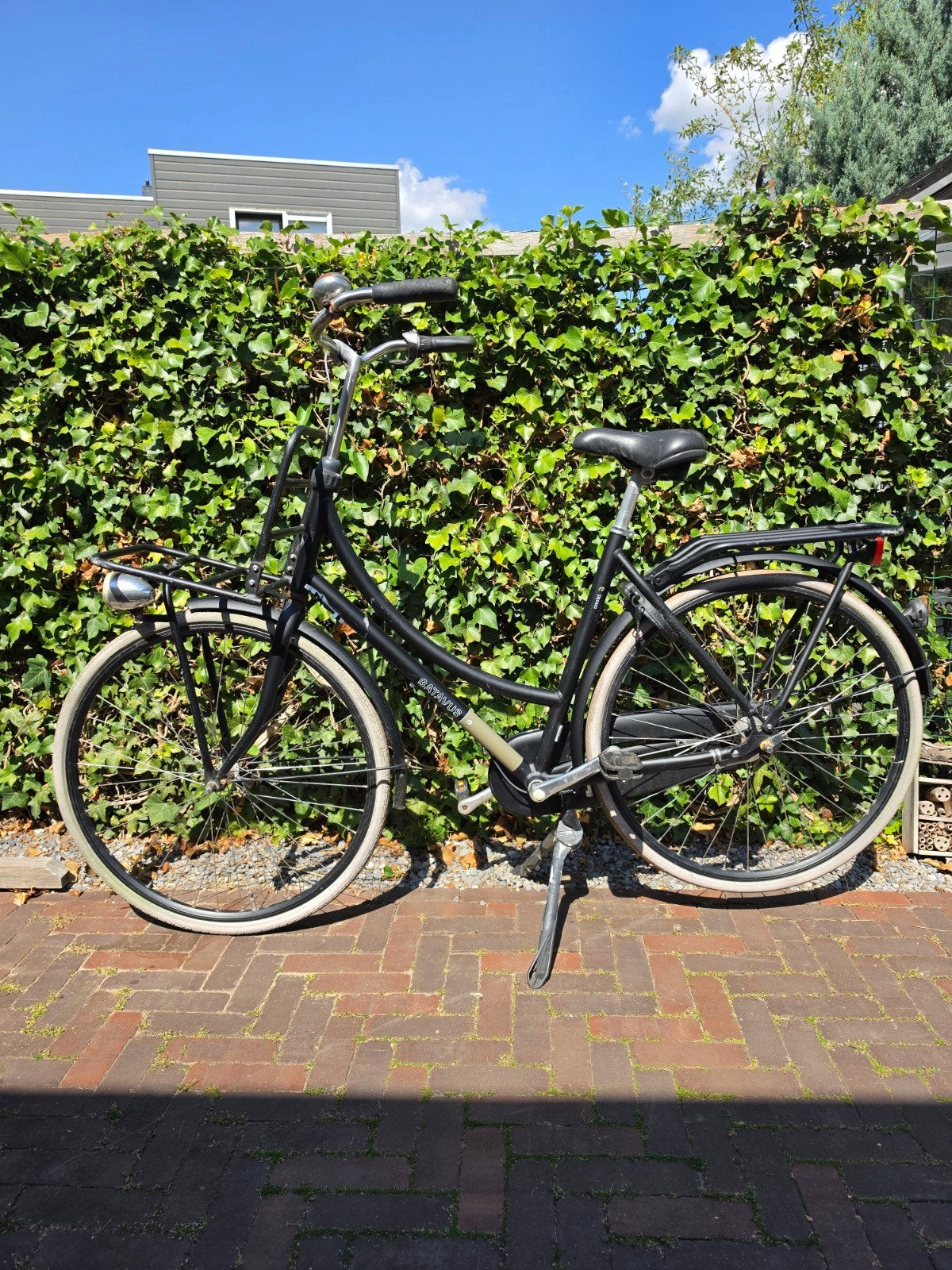 Batavus cnctd omafiets 3 versn. 55cm. Heeft beurtje nodig, Fietsen en Brommers, Ophalen, Terugtraprem, Versnellingen, Batavus