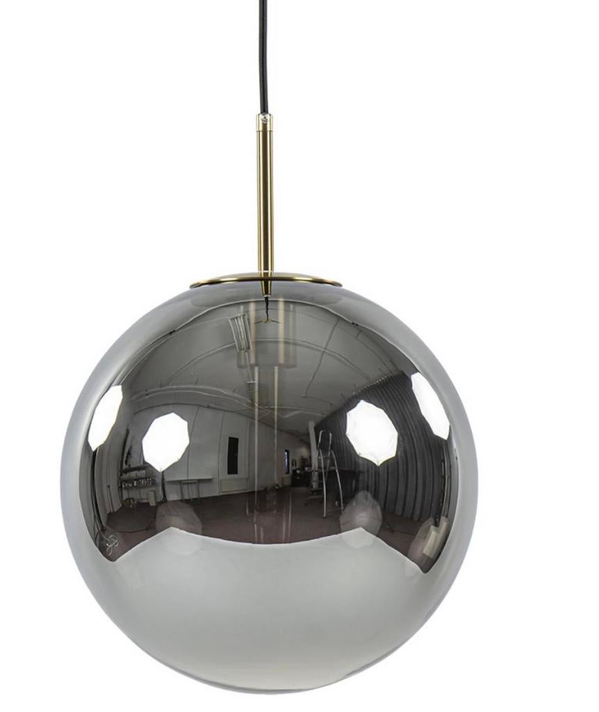 Light & living smoke glas lamp bol, Ophalen of Verzenden, Zo goed als nieuw, Glas, Minder dan 50 cm