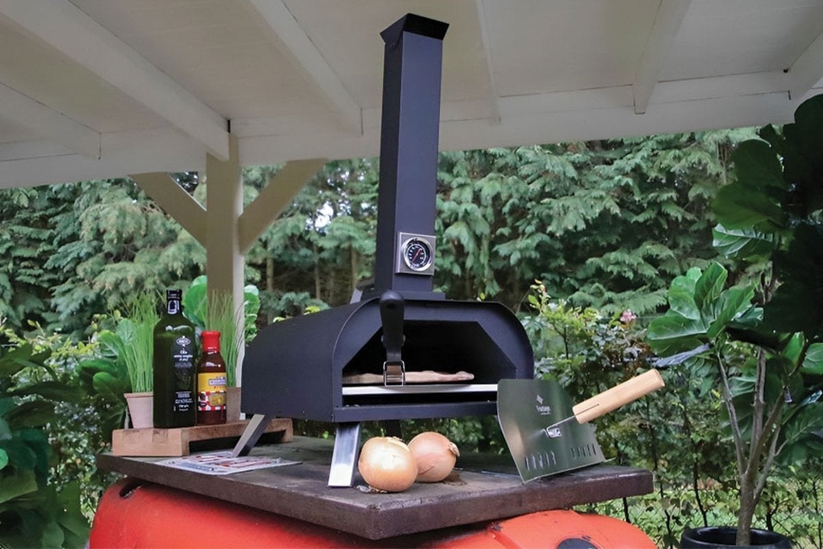 Pizzaoven 1x gebruikt, Tuin en Terras, Pizzaovens, Zo goed als nieuw, Ophalen