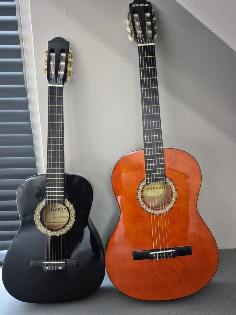 Martinez en Suzuki Spaanse gitaren, Muziek en Instrumenten, Ophalen, Klassieke of Spaanse gitaar