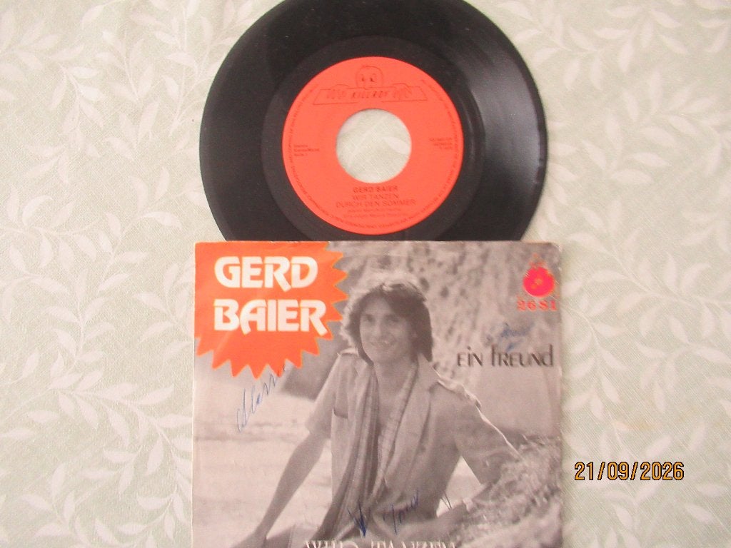 Gerd Baier   Wir tanzen durch den Sommer, Ophalen of Verzenden, Gebruikt, 7 inch, Nederlandstalig