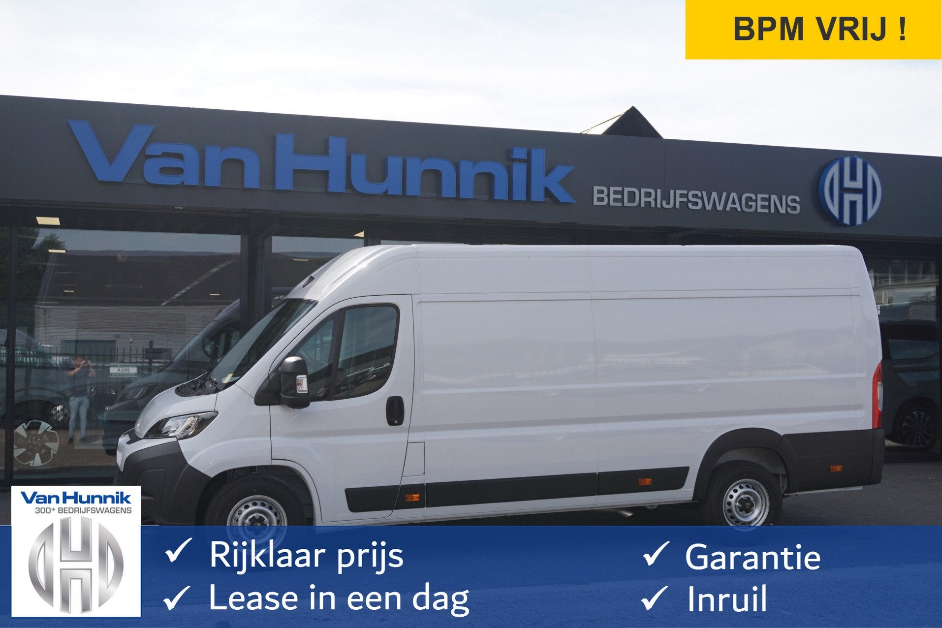 Citroën Jumper Heavy 2.2 180PK EAT8 Automaat L4H2 BPM VRIJ!, Auto's, Gebruikt, 4 cilinders, Citroën, 179 pk