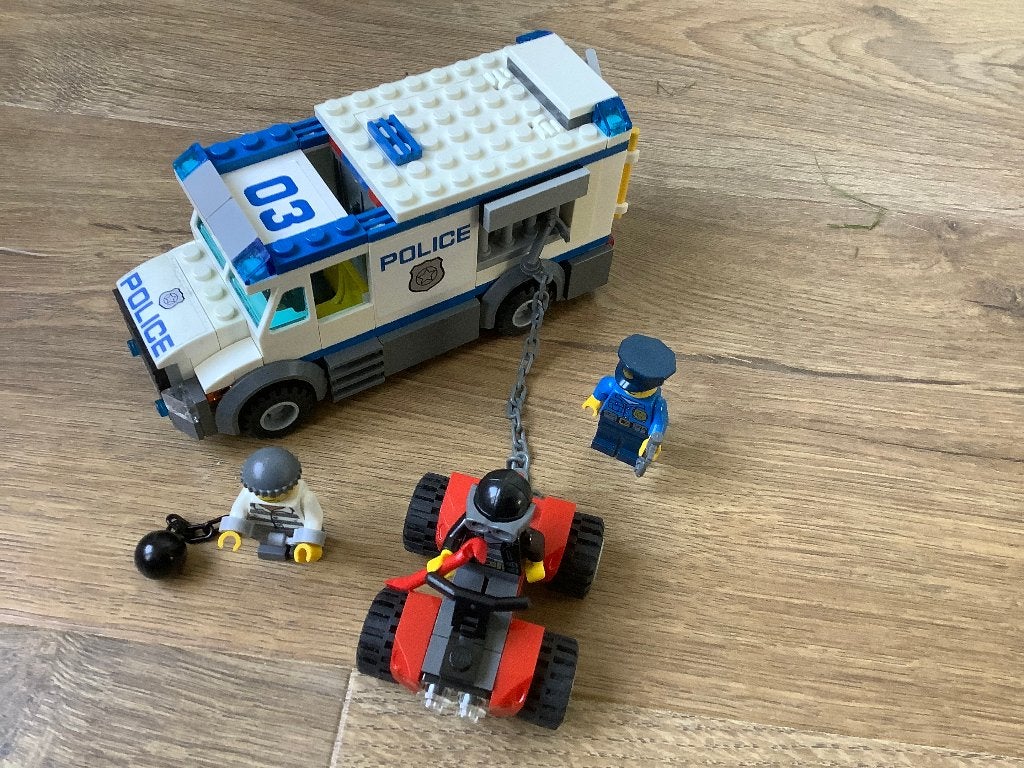 Lego City 60043 Politie Gevangenen transport, Lego, Ophalen of Verzenden, Complete set, Inclusief instructies