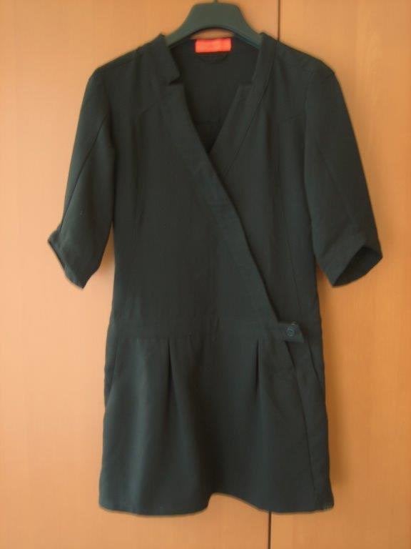 Prachtig stoer zwart jurkje SKUNKFUNK IPARRA 36 snazzeys, Kleding | Dames, Jurken, Skunkfunk, Verzenden, Zwart, Nieuw
