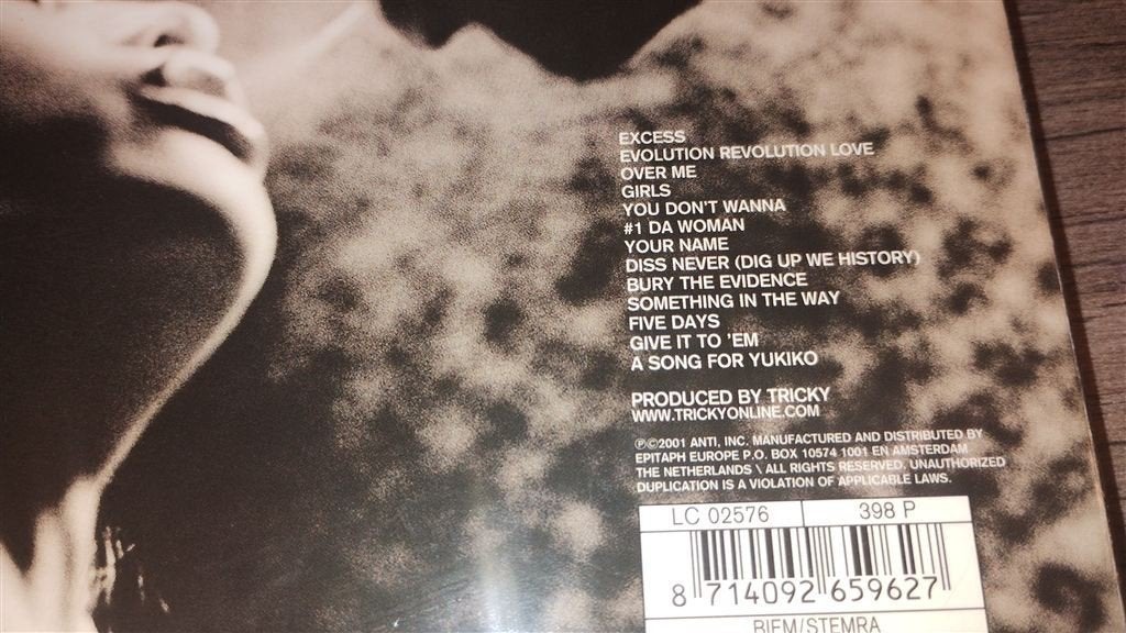 Tricky - Blowback [Digipack], Ophalen of Verzenden, Zo goed als nieuw